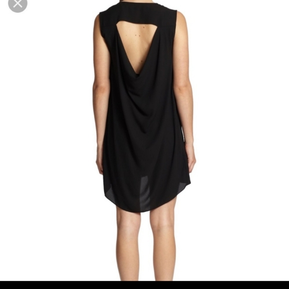 BCBGMAXAZRIA Jena Ruffle Front Shift Dress - Picture 2 of 11